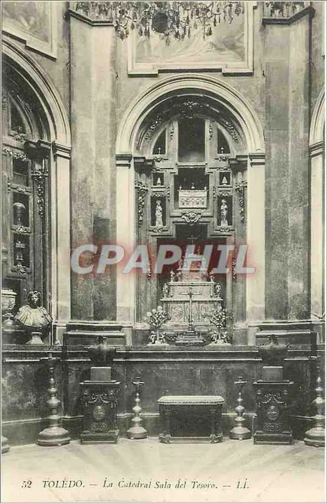 Tolède — La Catedral Sala del Tesoro — L.I. - Recto