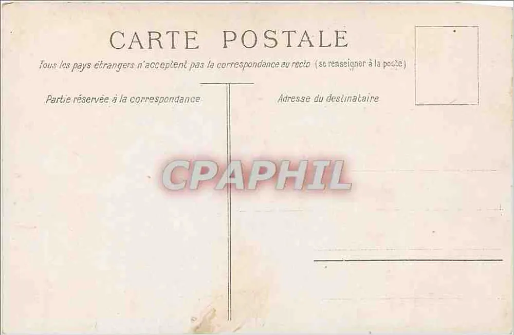 Biarritz — Grande Plage — B. Straven, VP, Édit. Toulouse Paris, n°8 - Verso
