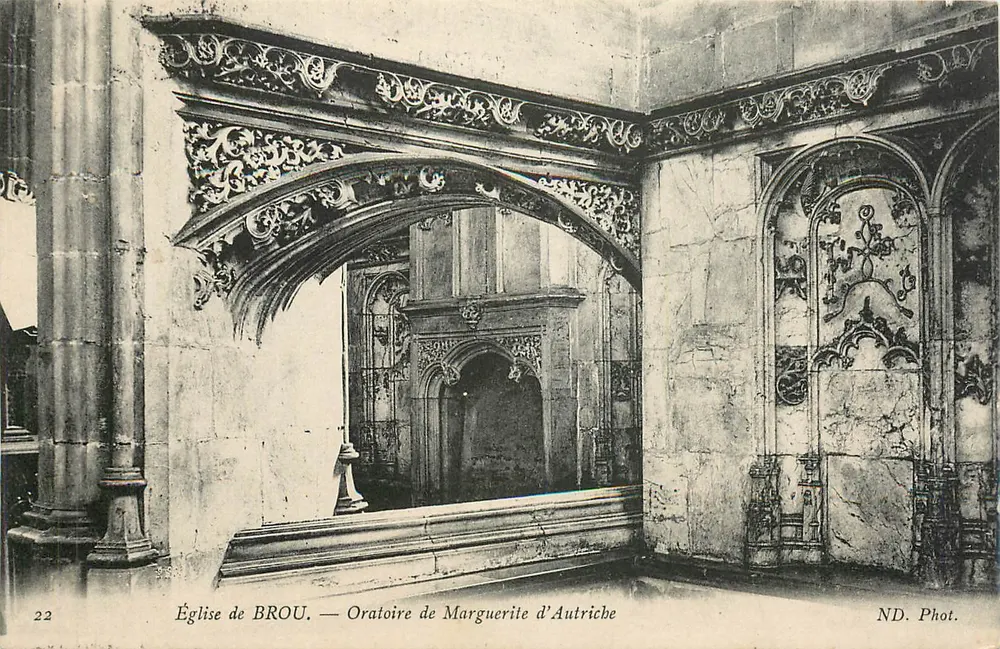 Kirche von BROU — Oratorium von Marguerite d'Autriche - Vorderseite