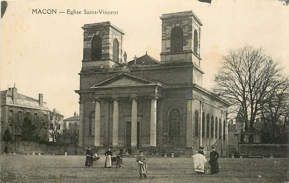 Macon — Igreja de São Vicente — Edição Edmond - Frente