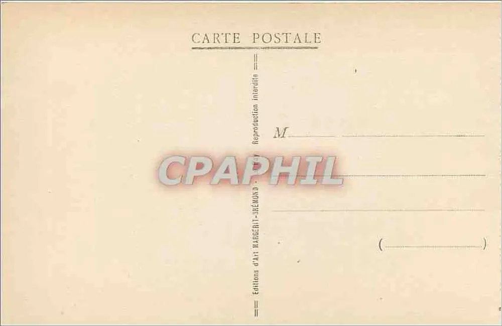 Le Puy - The Place du Breuil — panoramic view with the Crozatier Fountain — Magerit-Bémond, n° 4042 - Back