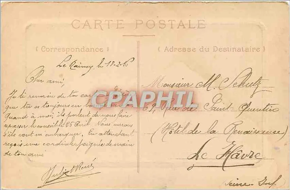 Spaziergänge in Raincy - Franceville — Lith. Perrrand, Farben und Rahmungen - Rückseite