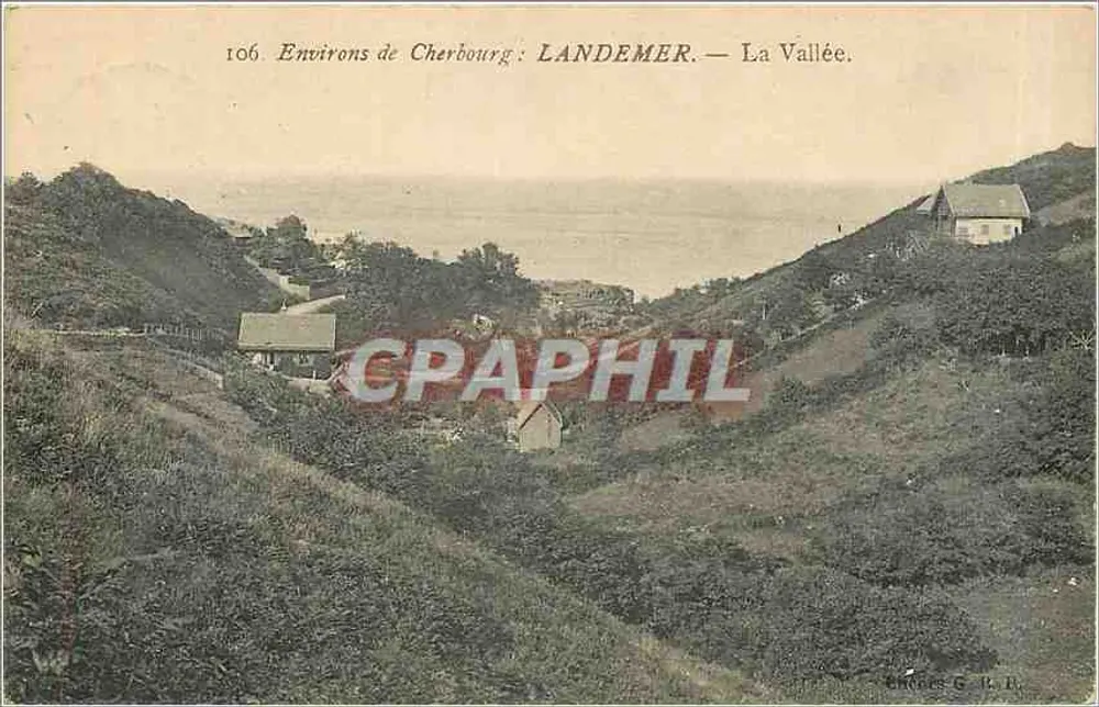 Ambiente de Cherbourg: LANDEMER — A Vale — Editor G. L. R. - Frente