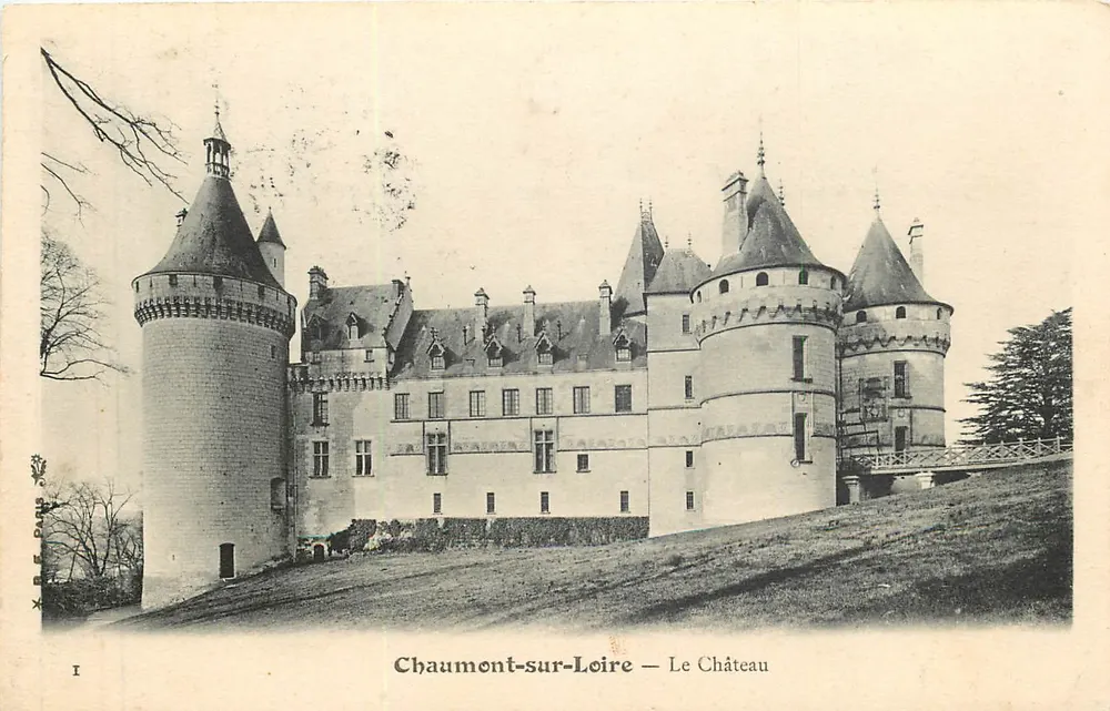 Chaumont-sur-Loire — O Castelo — Editor não identificado, número de série não visível - Frente