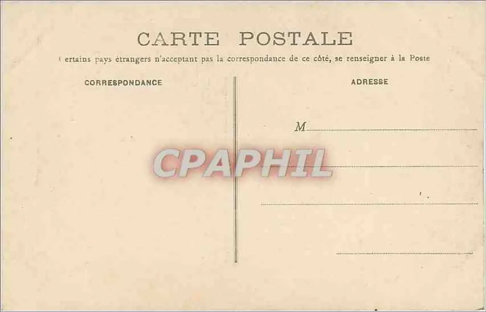 Vigny — O Castelo — fachada Leste — Edit. J. Klein, Meulan - Verso