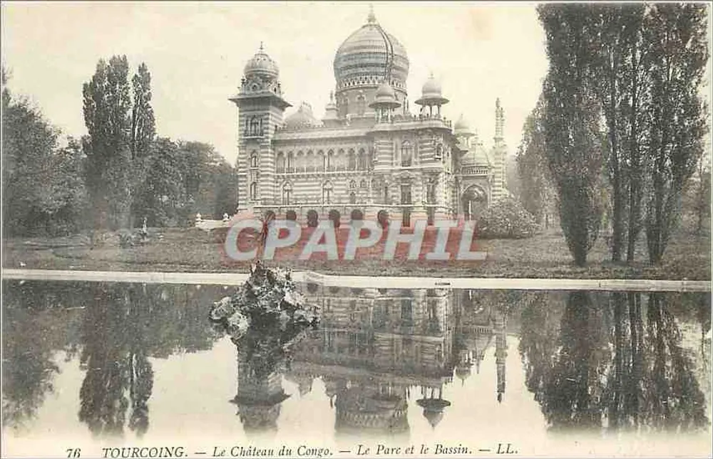 Tourcoing — Schloss des Kongo und der Bassin — LL. - Vorderseite