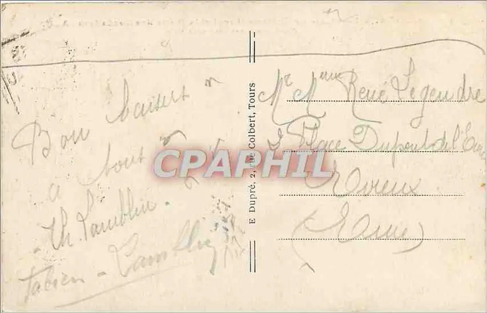 Loches (Loir-et-Cher) — Château Royal et la Porte des Cordeliers — A.P. - Verso