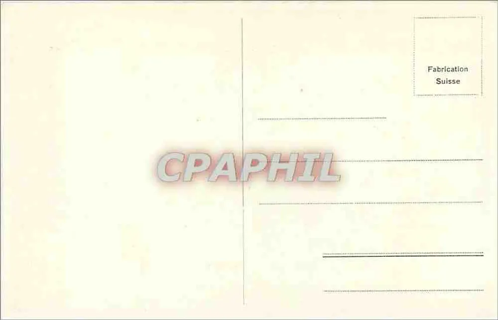 Lac Léman, Château de Chillon et Dents du Midi — n°6035 - Verso