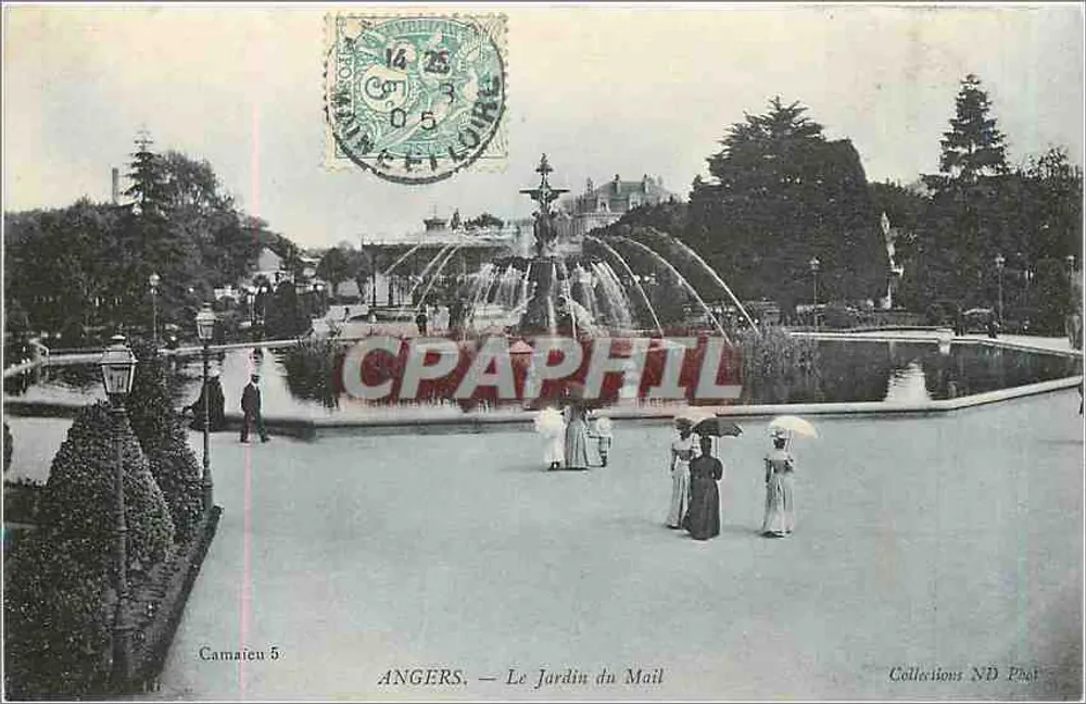 Angers — Le Jardin du Mail — Collections ND Phot - Frente