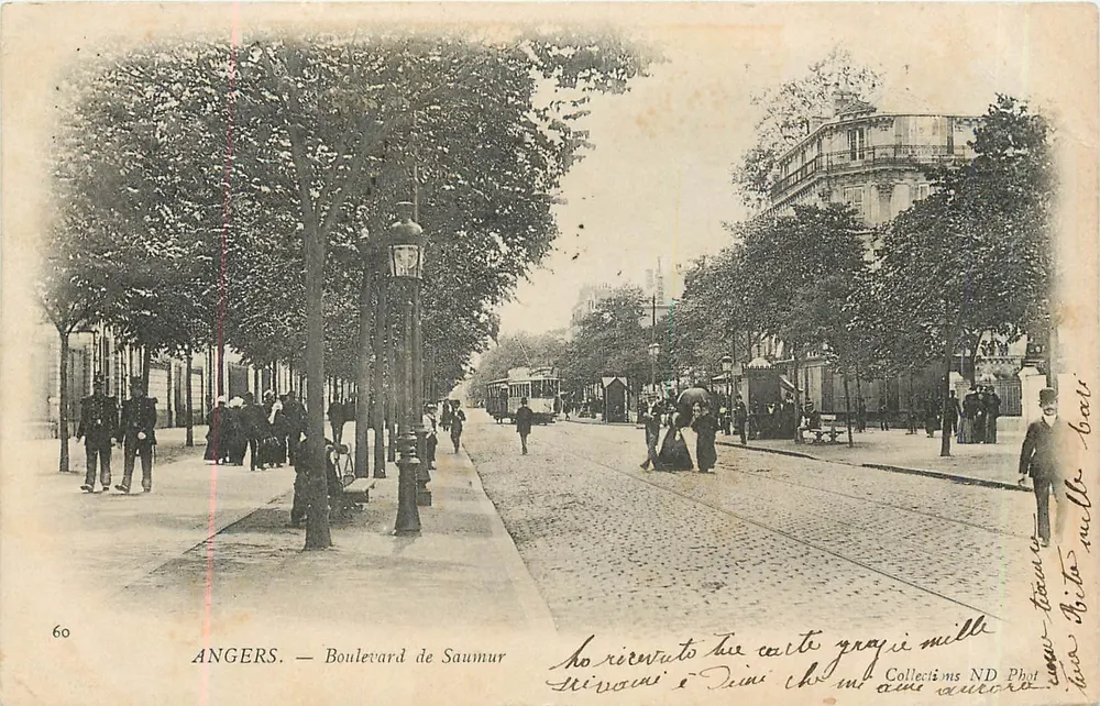 Angers — Boulevard de Saumur — Collections ND Phot - Frente