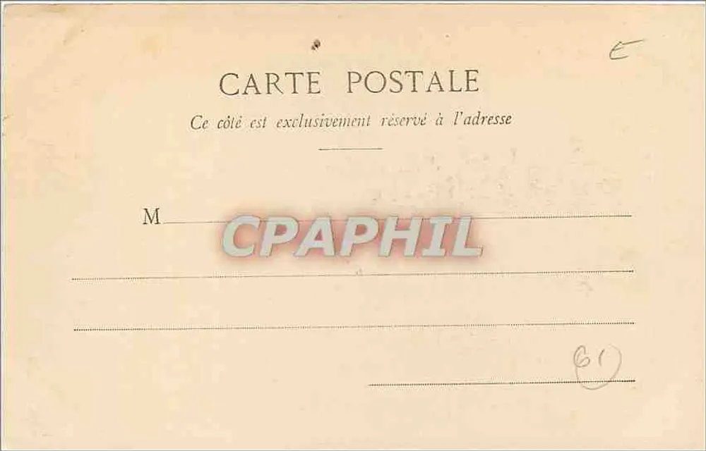 Bagnoles-de-l'Orne — Thermalbad La Cour Victoria — E. Roussoi, Verleger Argentan — Cliché II - Rückseite