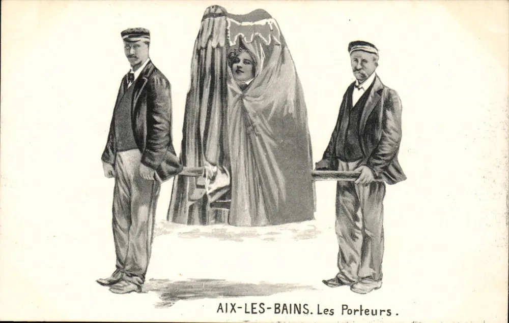 AIX-LES-BAINS. I Portatori. - Recto