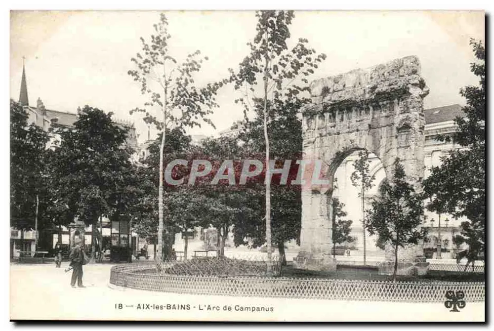 AIX-les-BAINS - O Arco de Campanus — editor IB - Frente