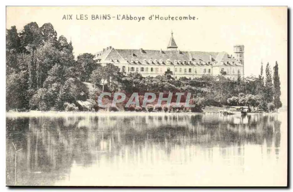 Aix-les-Bains — A Abadia de Hautecombe — editor não visível - Frente