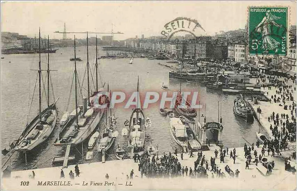 Marseille — Le Vieux Port — LL - Vorderseite