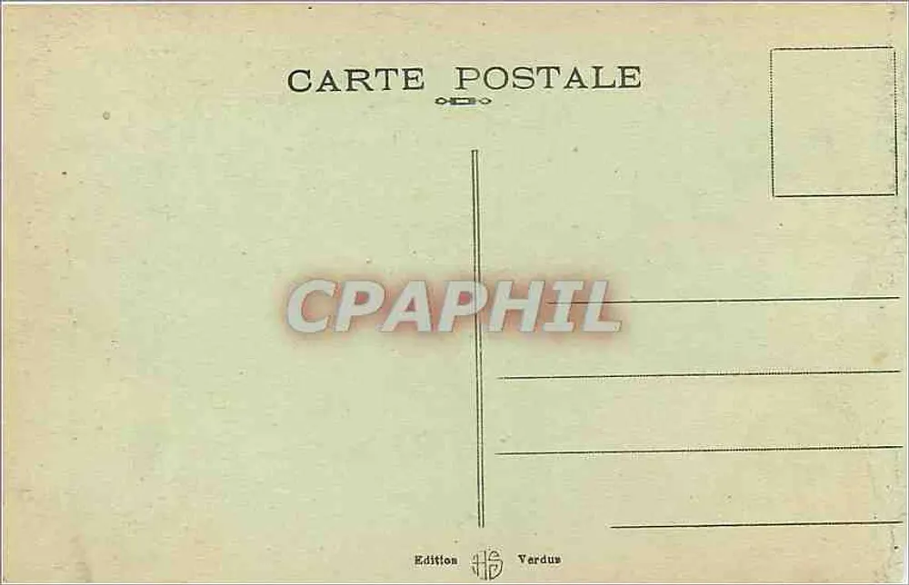 Ossuário de Douaumont — Estátua da Ressignação — Editor Verdus - Verso