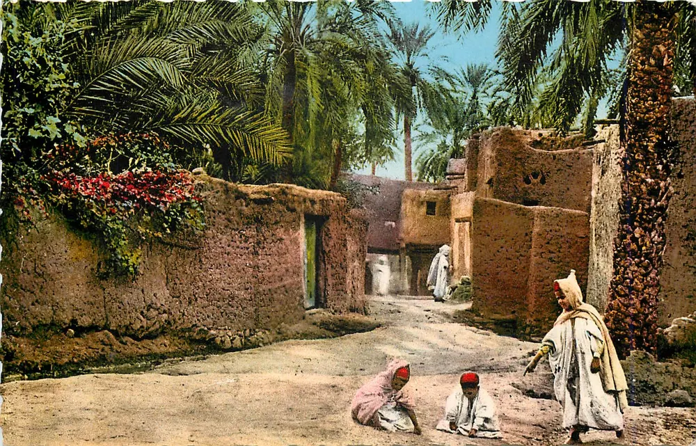 Szene aus dem Arabischen Leben — Algerien — Editions JOMONE - Vorderseite