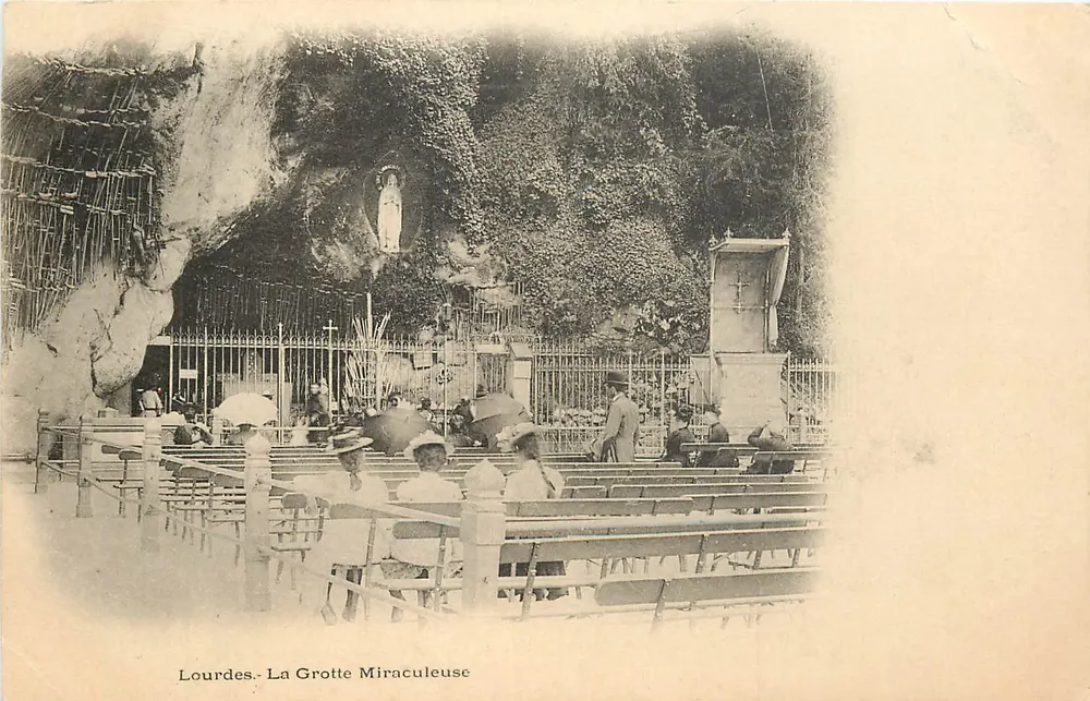 Lourdes - Grotta Miracolosa — wydawca nie widoczny - Awers