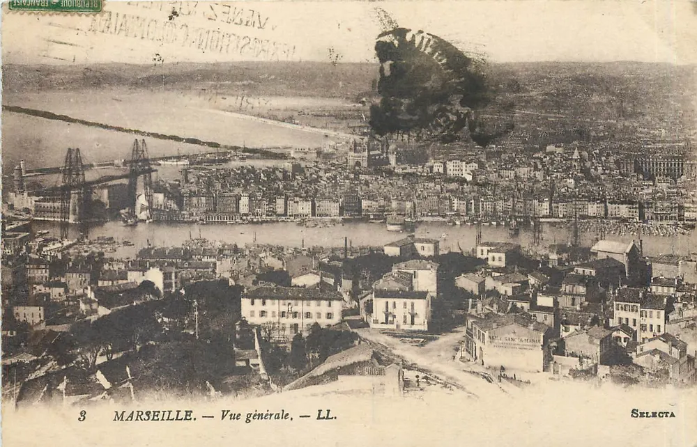 Marseille — Vista geral — LL. — Selecta - Frente