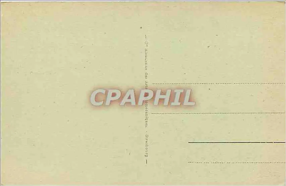Straßburg - Die Quais de l'Ill - Panorama der Brücken — Verlag: Cie Alsacienne des Arts et Commerces, Straßburg, Nr. 196 - Rückseite