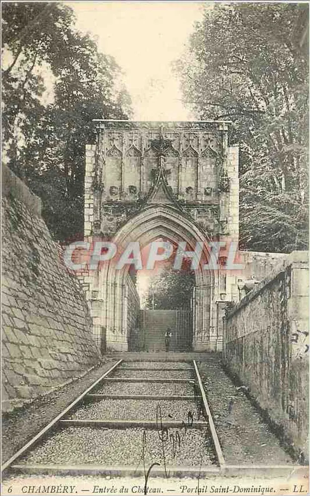 Chambéry — Eingang zum Schloss — Tor Saint-Dominique — LL - Vorderseite