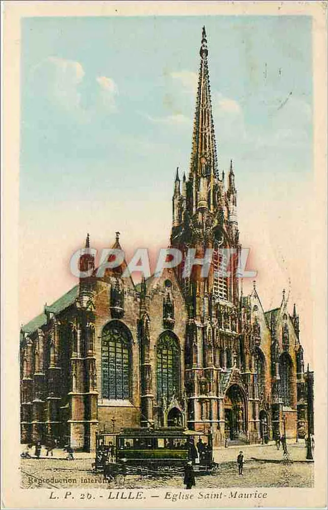 Lille — Church of Saint-Maurice — L.P. 2b, internal edition - Front