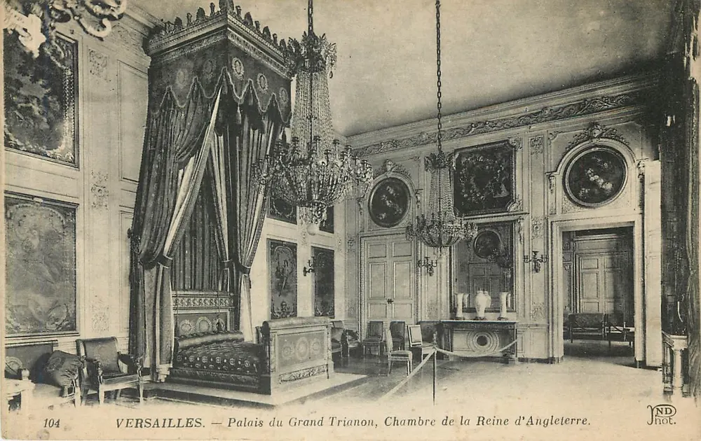 Versailles — Palast des Grand Trianon, Zimmer der Königin von England — JND Phot. - Vorderseite