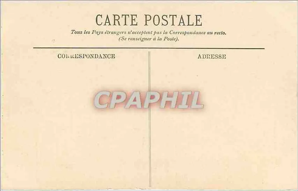 Cambray — Ayuntamiento — editor Cambray, n° 11 - Reverso