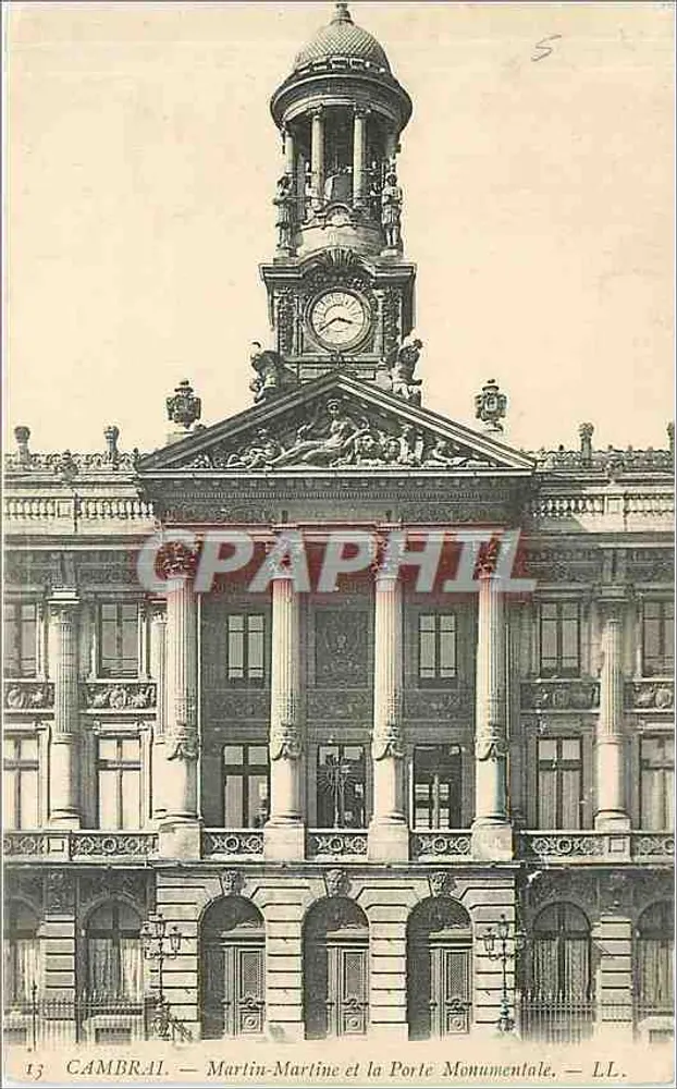 Cambrai — Martin-Martine und das Monumentaltor — LL. - Vorderseite