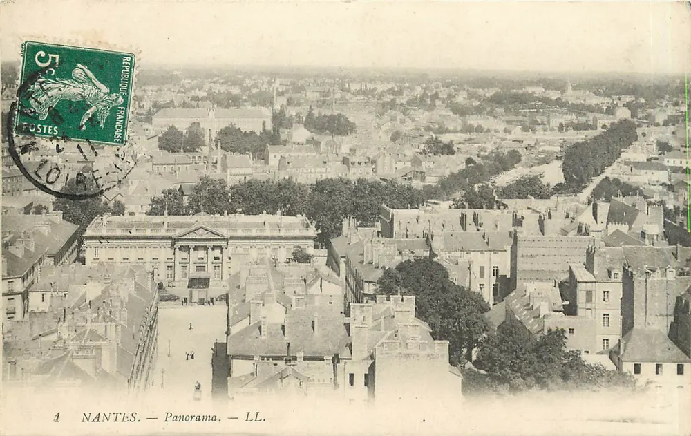 NANTES — Panorama — LL. - Awers