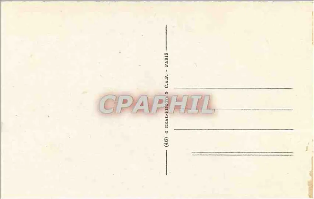 Lago Léman — vista panorâmica — G.A.P. (Groupe d'Art Postale) n°2067 - Verso