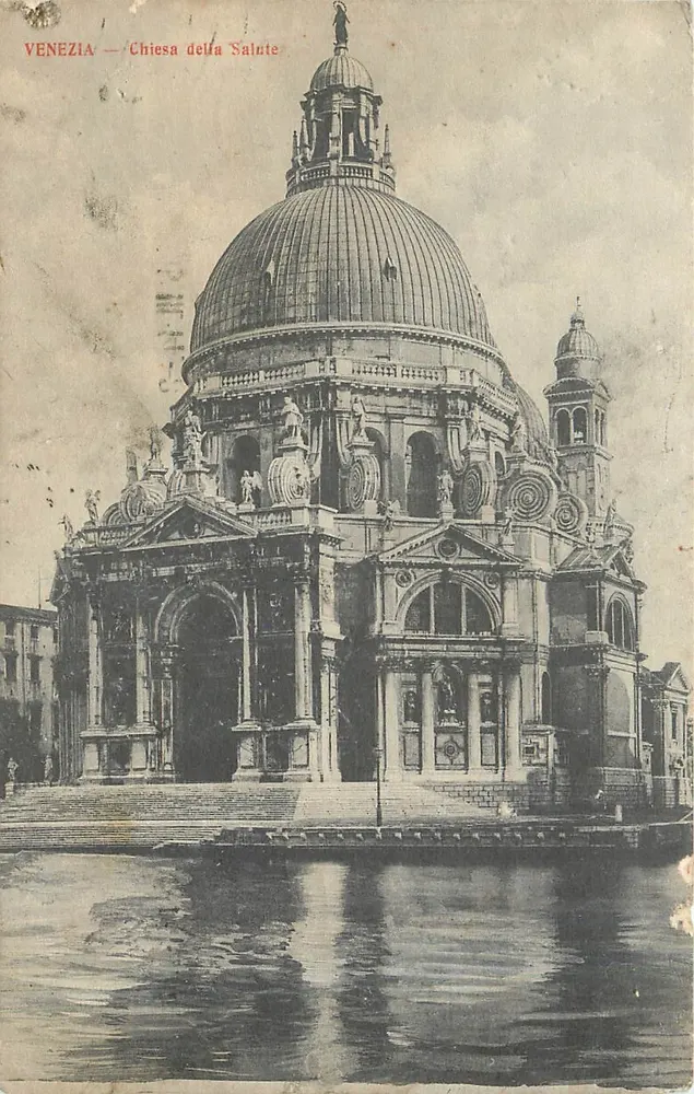 Veneza — Igreja da Salvação — Carta Postal - Frente