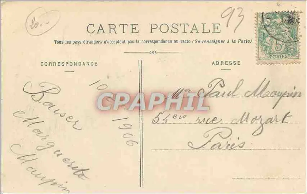 Notre-Dame-des-Anges - Entrance to the Chapel — Collection A. Moquet, Le Rainey - Back