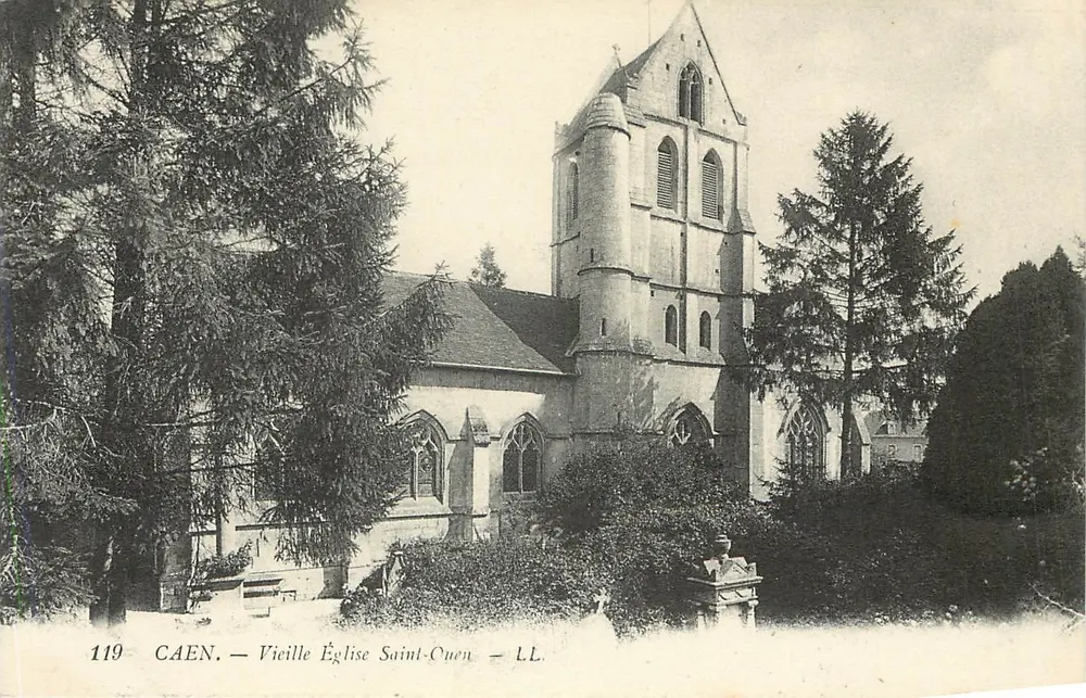 Caen — Velha Igreja de Saint-Ouen — L.L. n°119 - Frente