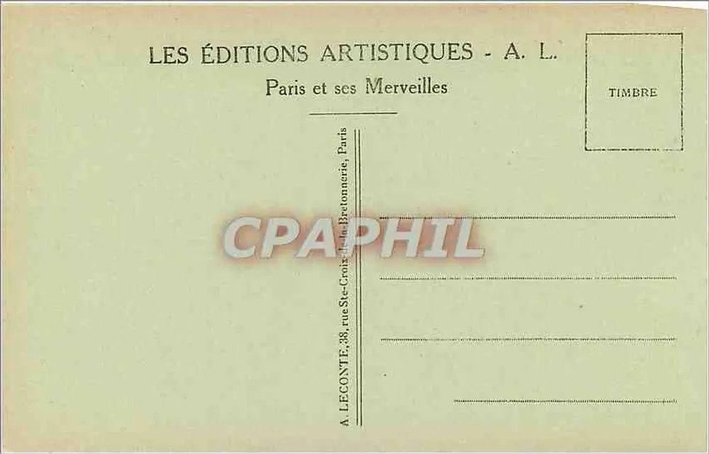 Paris — O Ponte Alexandre III — A. L. - Verso