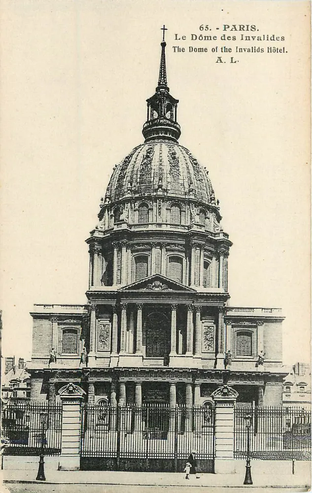 O Domo dos Invalidos — Paris — A. L. n°65 - Frente