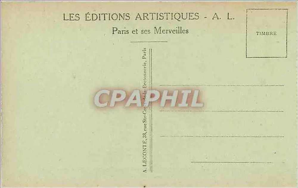 Versailles — Parc du Petit Trianon — Le Temple de l'Amour — A. L. - Verso