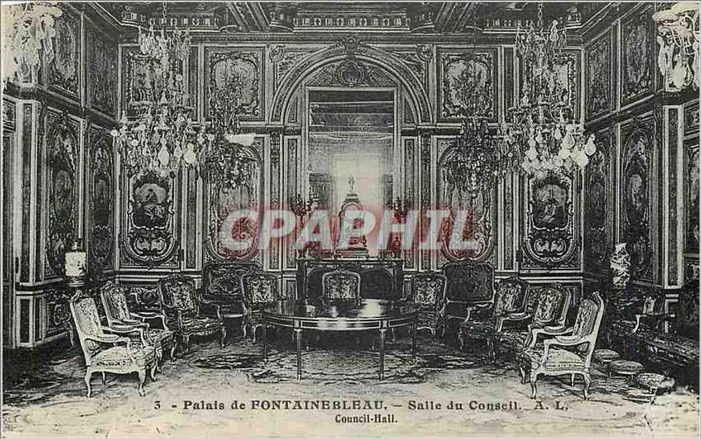 Palais de FONTAINEBLEAU — Salle du Conseil — A. L. - Recto