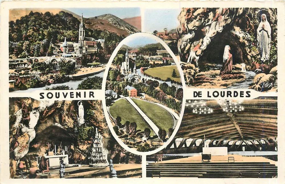 Lourdes — Lembrança de Lourdes — Editora Idlux - Frente
