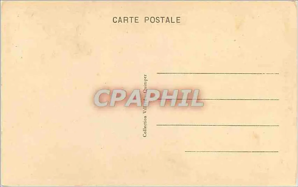 Quimper - As Flechas da Catedral — JOB, n° 7195 - Verso