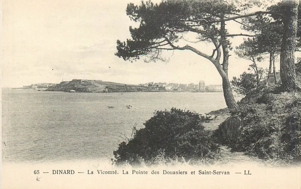 Dinard — La Vicomté, La Pointe des Douaniers et Saint-Servan — LL - Recto