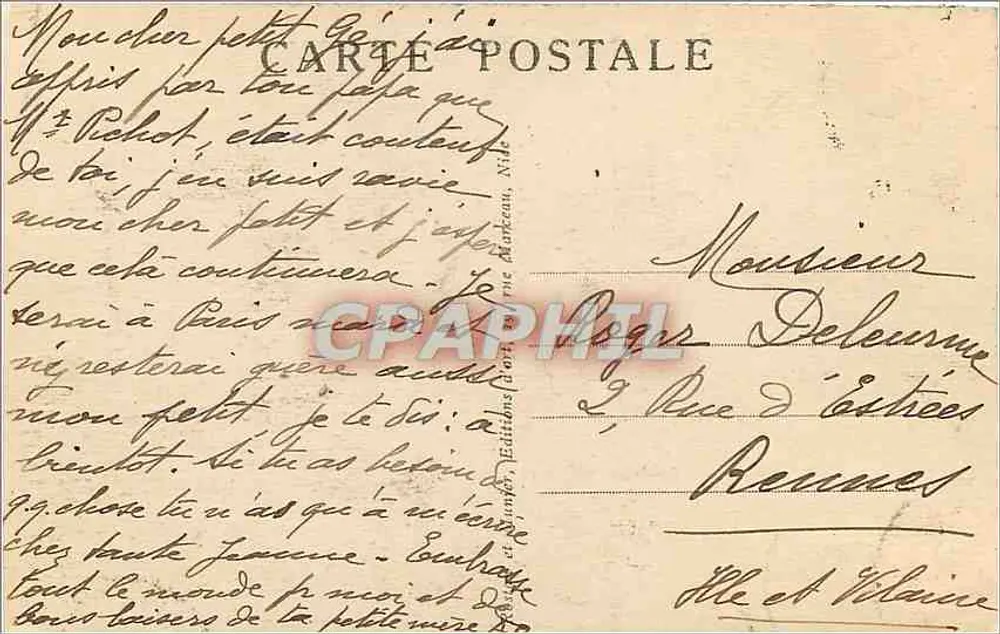 Nizza — Fontein van de Tritonen — RM - Achterkant