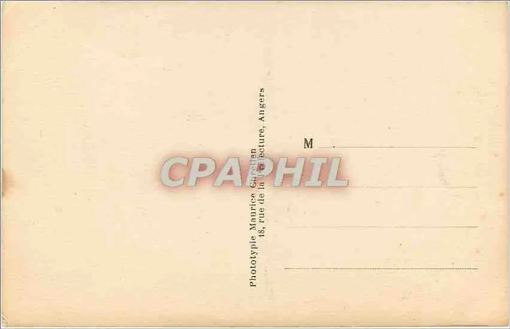 Angers — Details des Hauses Adam, Das berühmte Angevin — Verlag Emcél - Rückseite