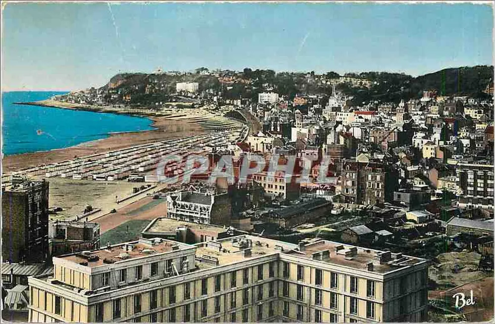 Le Havre — Ansicht der Strandpromenade und des Cap de la Thièvre — Editions Bel - Vorderseite