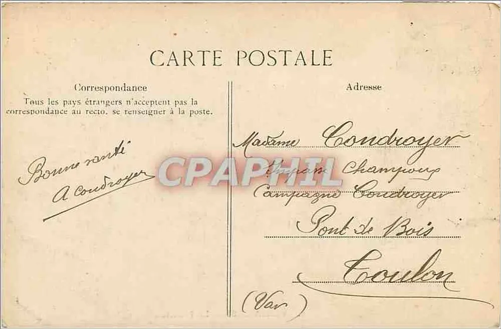 Versailles — A Prefeitura — ELD, n°9 - Verso