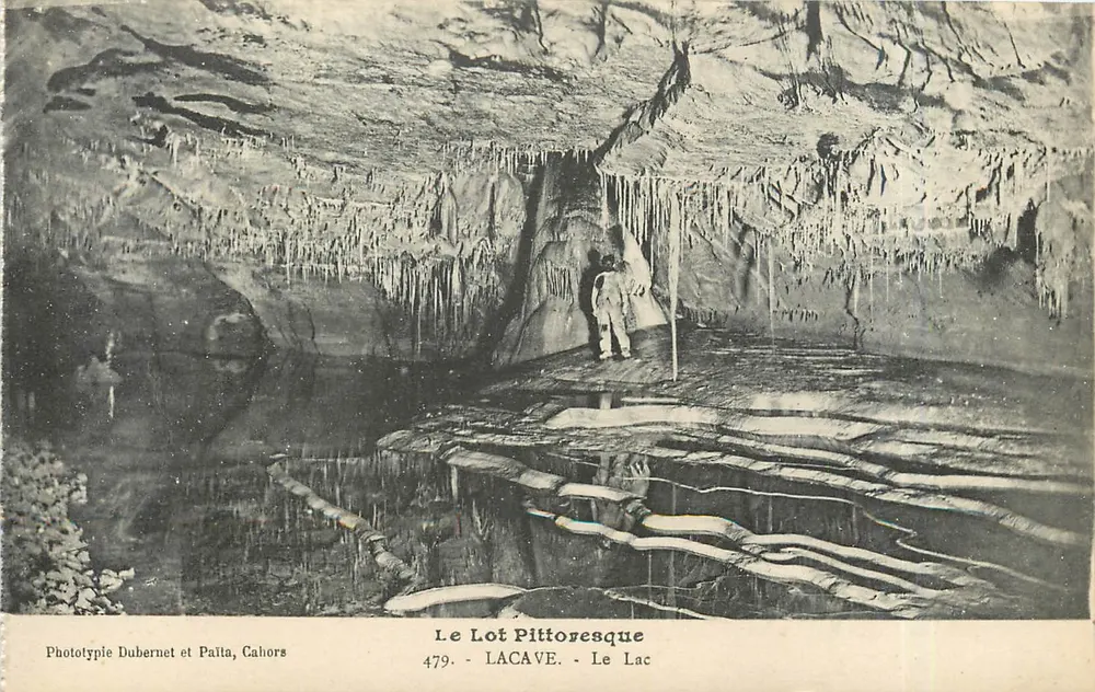 Lacave - El Lago — fototipia Dubernet et Palta, Cahors, n.º 479 - Anverso