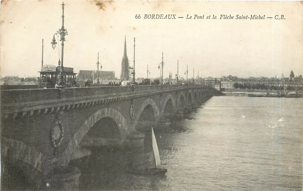 Bordeaux — El Puente y la Flecha de San Miguel — C.B. - Anverso