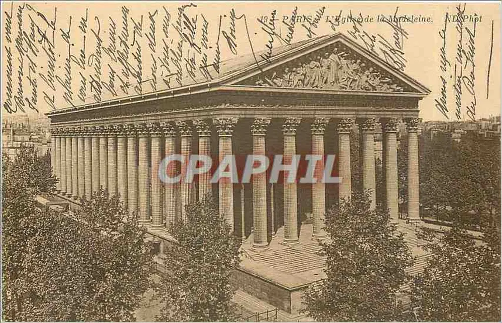 Paris - O Arco da Madeleine - NIK Phot - Frente
