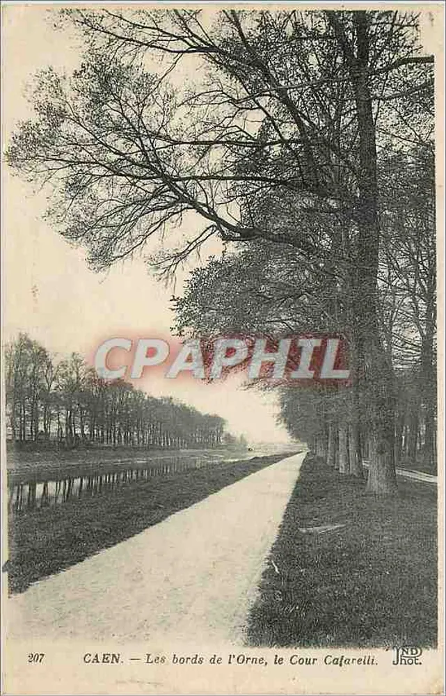 CAEN — The banks of the Orne, the Cour Cafarelli — JND Phot. - Front