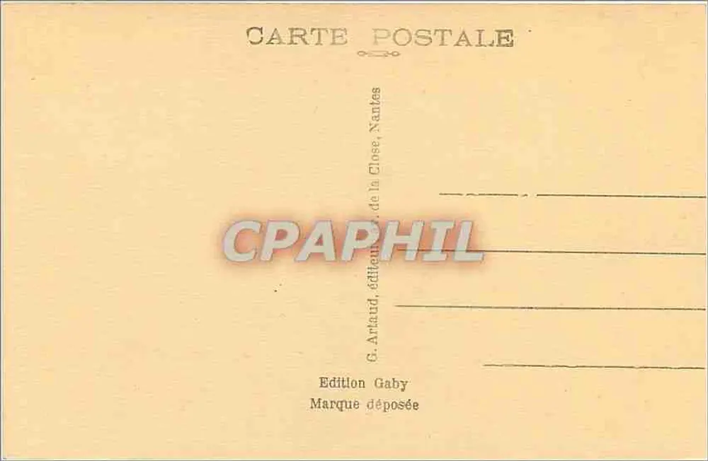 Sainte-Anne-d'Auray (Morbihan) — La Fontaine Miraculeuse — Éditeur Gaby, n°24 - Verso
